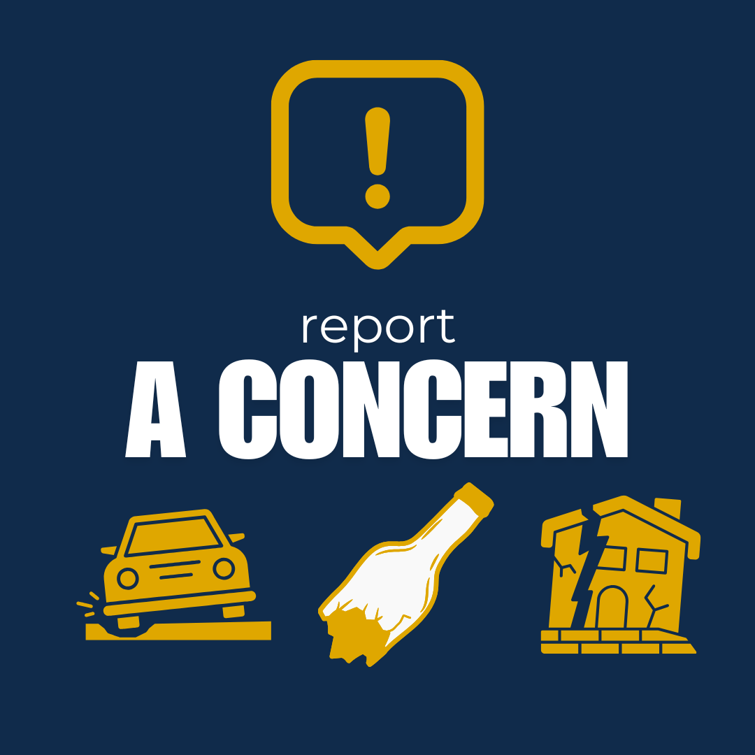 Report a Concern Website title